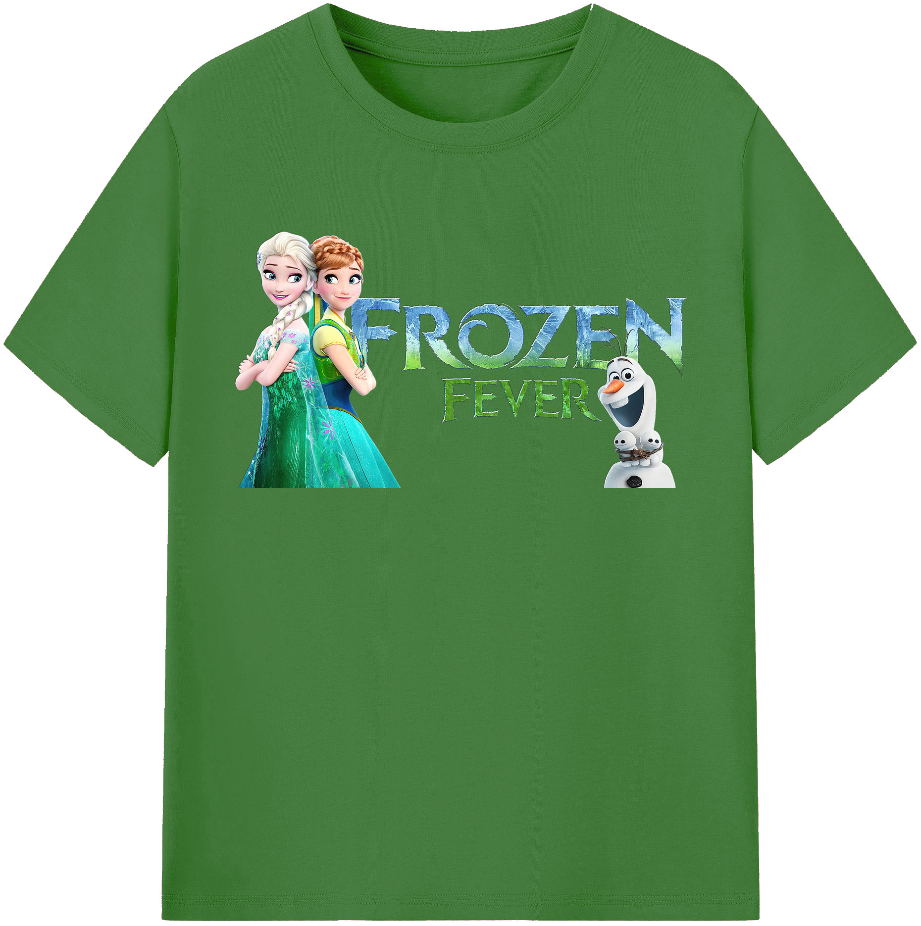 （画像用） アナと雪の女王 アンナ エルサ Frozen Anna Elsa レディースカジュアルプリントTシャツ（綿100％）